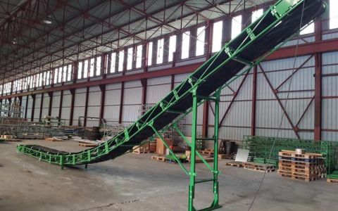 Manubloc E.A belt conveyor 14m x 650mm in our workshops