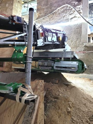 Extraction of rubble - Tecnitude conveyors over 70m