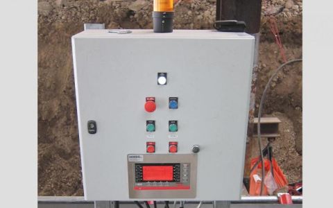 Control panel with dimmer for Manuextract